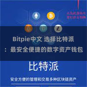 Bitpie中文 选择比特派：最安全便捷的数字资产钱包