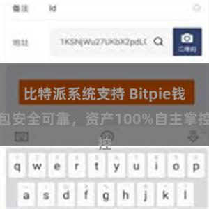 比特派系统支持 Bitpie钱包安全可靠，资产100%自主掌控