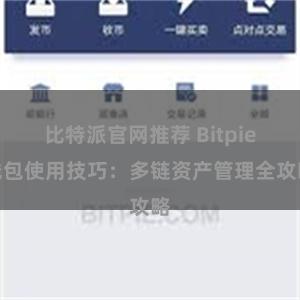 比特派官网推荐 Bitpie钱包使用技巧：多链资产管理全攻略