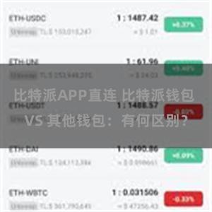 比特派APP直连 比特派钱包 VS 其他钱包：有何区别？