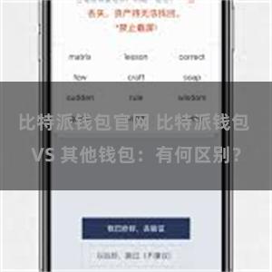 比特派钱包官网 比特派钱包 VS 其他钱包：有何区别？