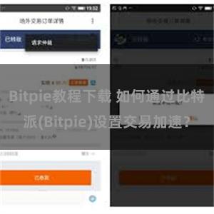 Bitpie教程下载 如何通过比特派(Bitpie)设置交易加速？