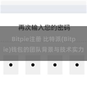 Bitpie注册 比特派(Bitpie)钱包的团队背景与技术实力