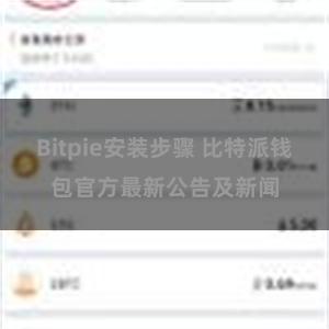 Bitpie安装步骤 比特派钱包官方最新公告及新闻