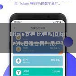 Bitpie支持 比特派(Bitpie)钱包适合何种用户？