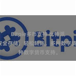 Bitpie多币支持 比特派钱包：安全存储，轻松转账，多种数字货币支持。