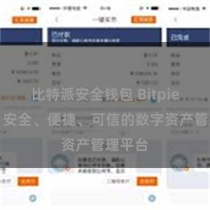 比特派安全钱包 Bitpie系统：安全、便捷、可信的数字资产管理平台