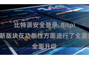 比特派安全登录  Bitpie最新版块在功能性方面进行了全面升级