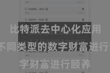 比特派去中心化应用  将不同类型的数字财富进行颐养